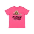 thumbnail image 1 of Inktastic My Memaw Loves Me Girl Owl Youth T-Shirt, 1 of 5