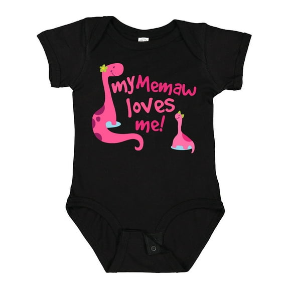 Inktastic My Memaw Loves Me Girls Baby Bodysuit