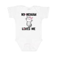 thumbnail image 1 of Inktastic My Memaw Loves Me Girls Girls Baby Bodysuit, 1 of 5