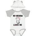 thumbnail image 1 of Inktastic My Memaw Loves Me Girls Girls Baby Bodysuit, 1 of 5