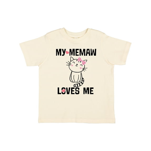 Inktastic My Memaw Loves Me Girls Girls Toddler T-Shirt