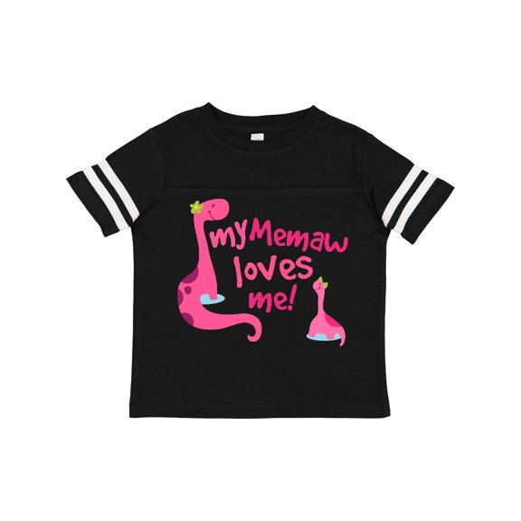 Inktastic My Memaw Loves Me Girls Toddler T-Shirt