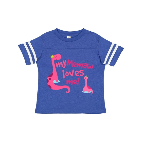 Inktastic My Memaw Loves Me Girls Toddler T-Shirt