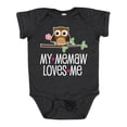 thumbnail image 1 of Inktastic My Memaw Loves Me Grandkids Owl Girls Baby Bodysuit, 1 of 5