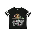 thumbnail image 1 of Inktastic My Memaw Loves Me Grandkids Owl Girls Toddler T-Shirt, 1 of 5