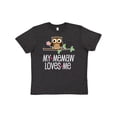 thumbnail image 1 of Inktastic My Memaw Loves Me Grandkids Owl Youth T-Shirt, 1 of 3