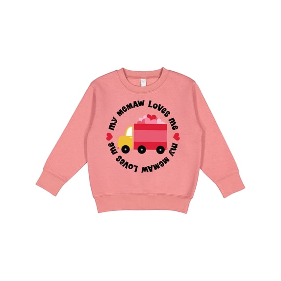 Inktastic My Memaw Loves Me Toddler Sweatshirt