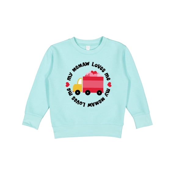 Inktastic My Memaw Loves Me Toddler Sweatshirt