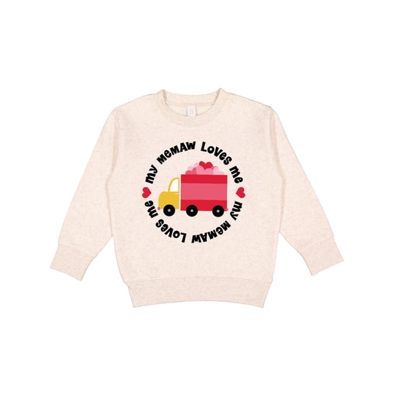Inktastic My Memaw Loves Me Toddler Sweatshirt