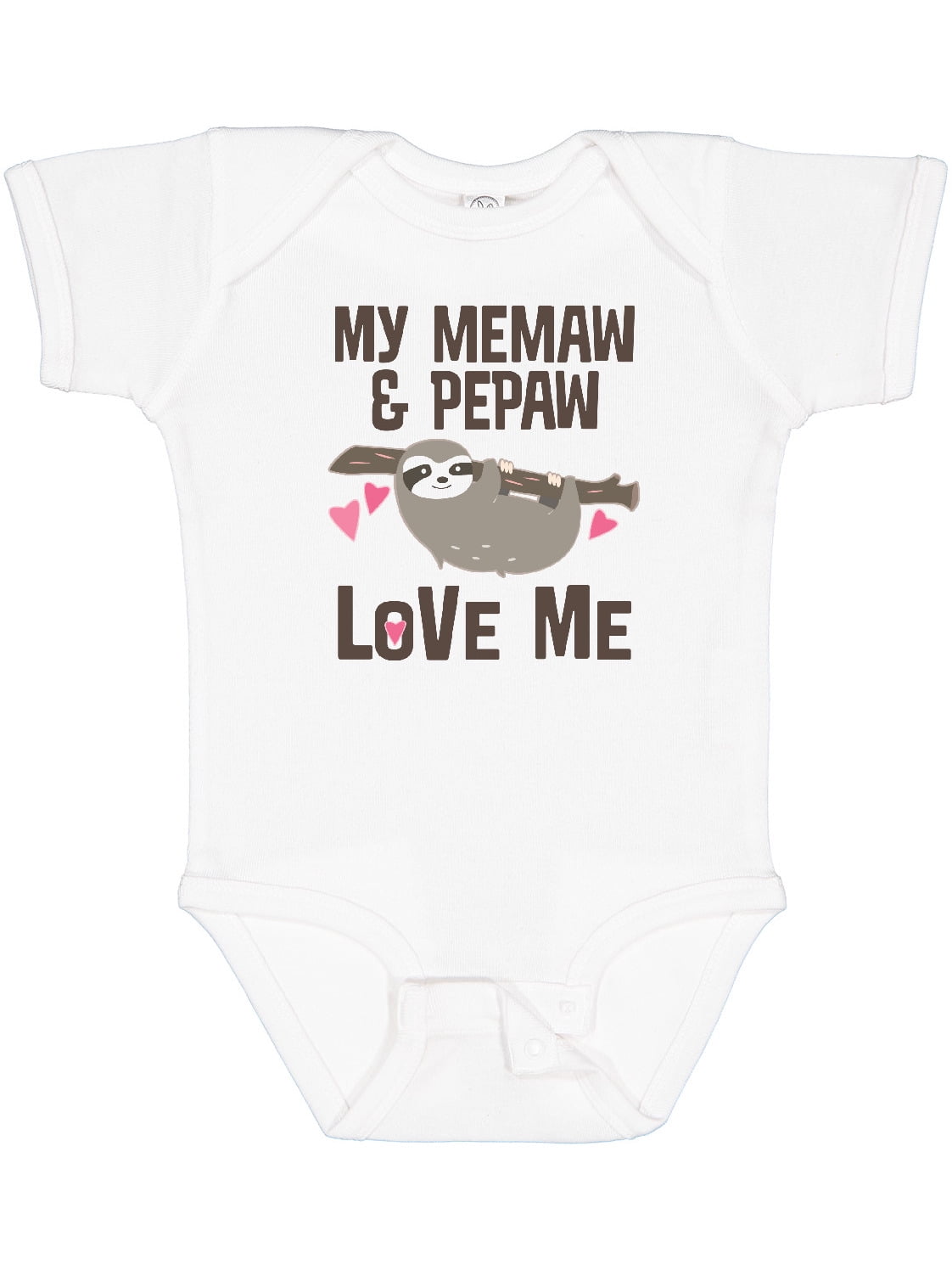 My Memaw Loves Me Baby Bodysuit - Adorable Giraffe Design Onesie