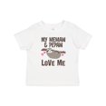 thumbnail image 1 of Inktastic My Memaw and Pepaw Love Me Sloth Girls Baby T-Shirt, 1 of 5