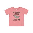 thumbnail image 1 of Inktastic My Memaw and Pepaw Love Me Sloth Girls Baby T-Shirt, 1 of 5