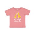 thumbnail image 1 of Inktastic My Meme Grandma Loves Me Giraffe Boys or Girls Baby T-Shirt, 1 of 5