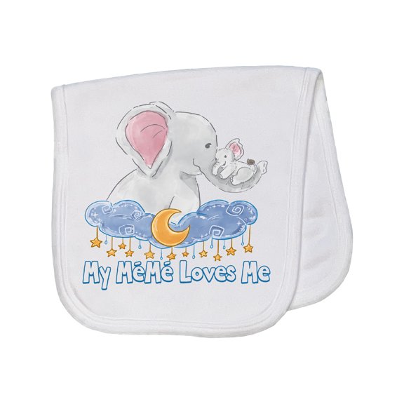 Inktastic My Meme Loves Me Baby Burp Cloth