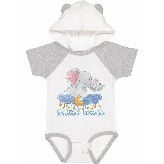 Inktastic My Meme Loves Me Boys or Girls Baby Bodysuit