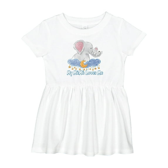 Inktastic My Meme Loves Me Girls Baby Dress