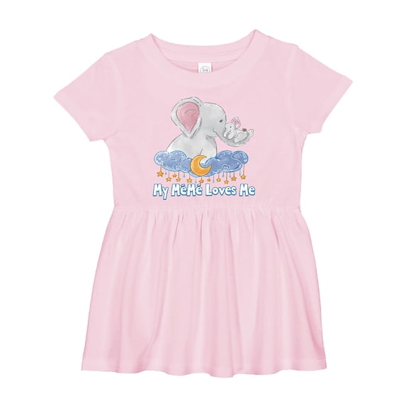 Inktastic My Meme Loves Me Girls Baby Dress