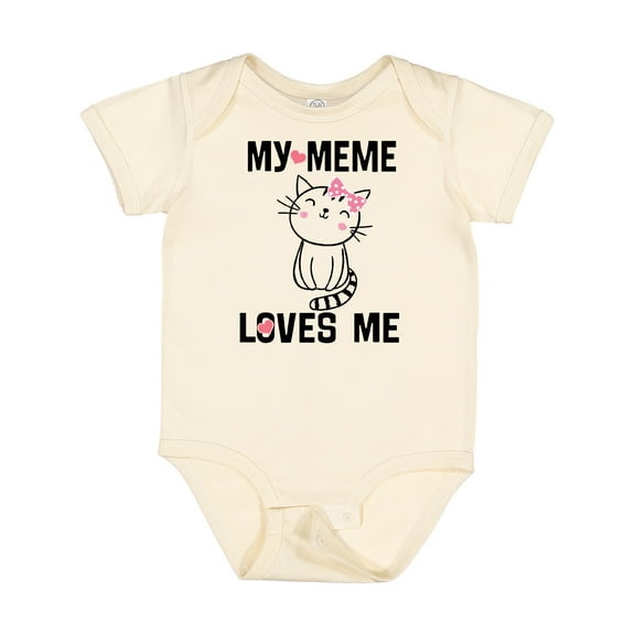 Inktastic My Meme Loves Me Girls Girls Baby Bodysuit