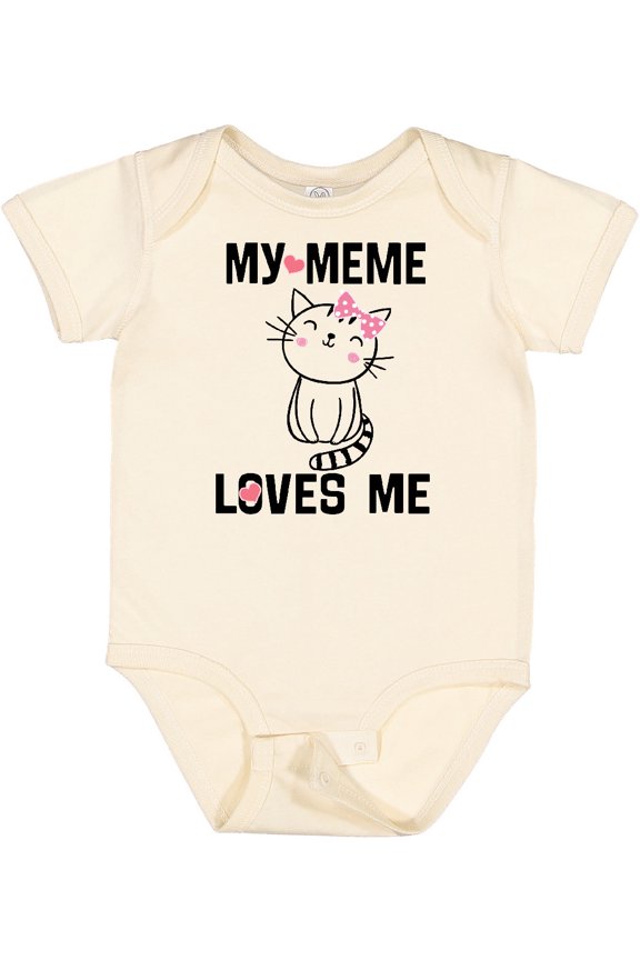 My Meme Loves Me Girls Girls Baby Bodysuit