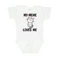 thumbnail image 1 of Inktastic My Meme Loves Me Girls Girls Baby Bodysuit, 1 of 5