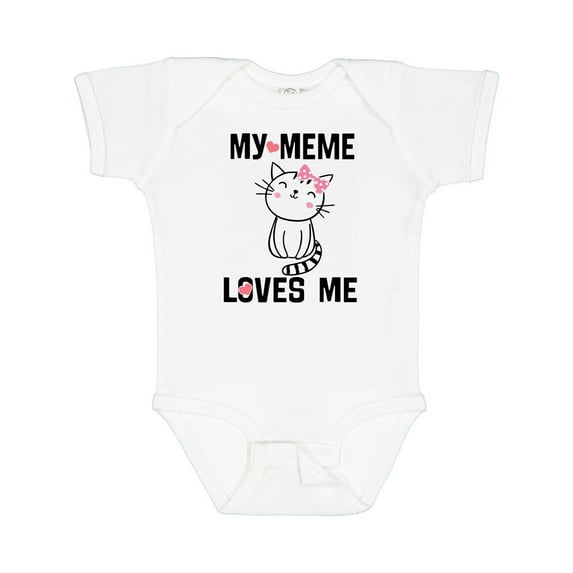 Inktastic My Meme Loves Me Girls Girls Baby Bodysuit