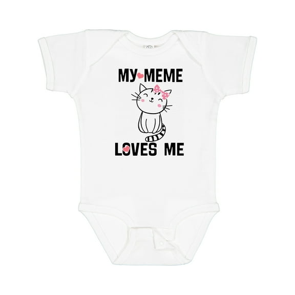 Inktastic My Meme Loves Me Girls Girls Baby Bodysuit