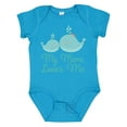 thumbnail image 1 of Inktastic My Meme Loves Me Whale Grandchild Boys or Girls Baby Bodysuit, 1 of 5