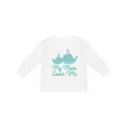 thumbnail image 1 of Inktastic My Meme Loves Me Whale Grandchild Boys or Girls Long Sleeve Toddler T-Shirt, 1 of 5