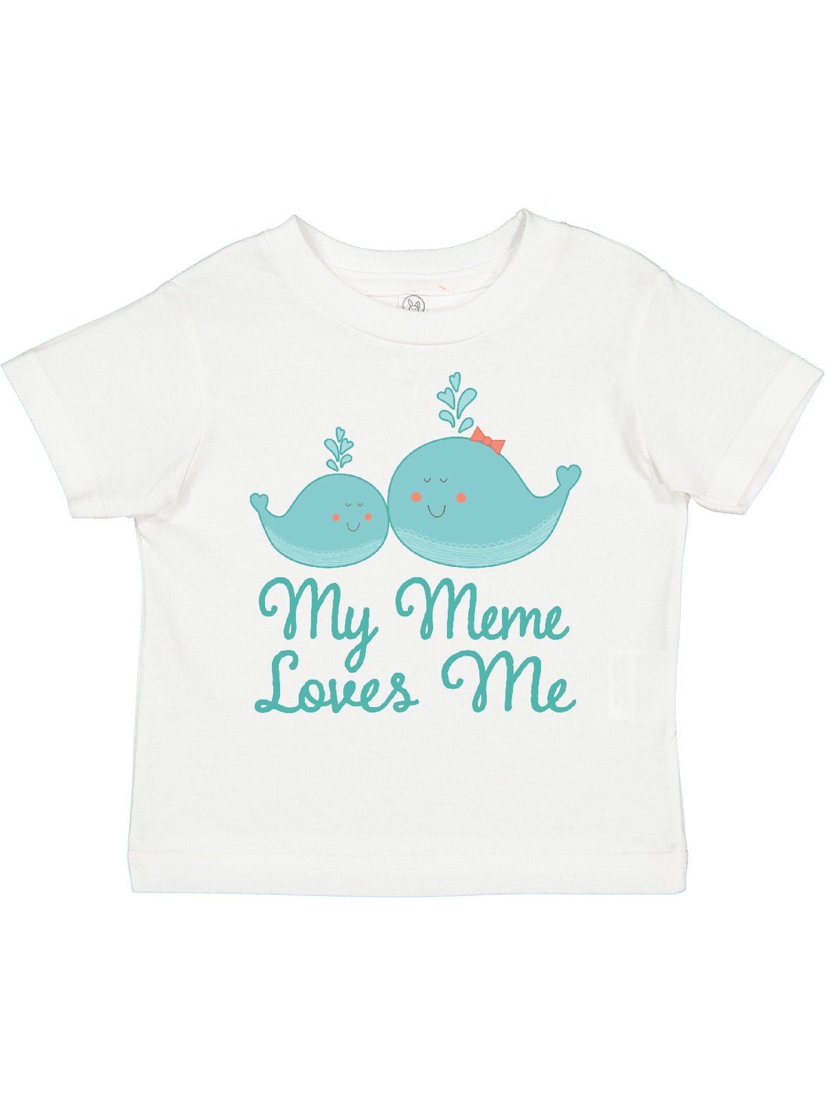Inktastic My Meme Loves Me Whale Grandchild Boys or Girls Toddler T-Shirt -  Walmart.com