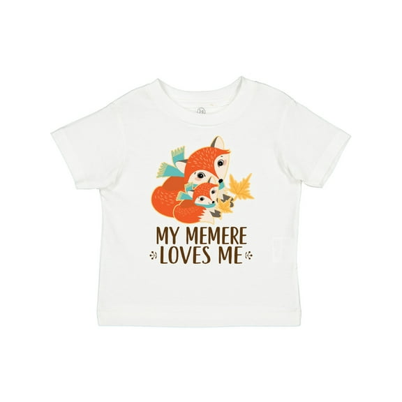 Inktastic My Memere Loves Me Fox Boys or Girls Toddler T-Shirt