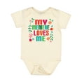 thumbnail image 1 of Inktastic My Memere Loves Me Girls Girls Baby Bodysuit, 1 of 5