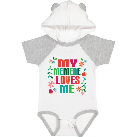 Inktastic My Memere Loves Me Girls Girls Baby Bodysuit