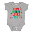 thumbnail image 1 of Inktastic My Memere Loves Me Girls Girls Baby Bodysuit, 1 of 5