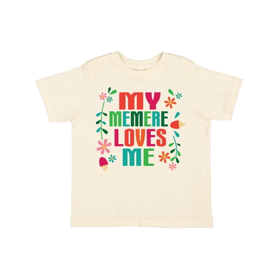 Inktastic My Memere Loves Me Girls Girls Toddler T-Shirt