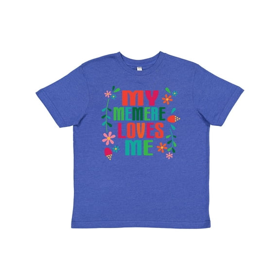 Inktastic My Memere Loves Me Girls Youth T-Shirt