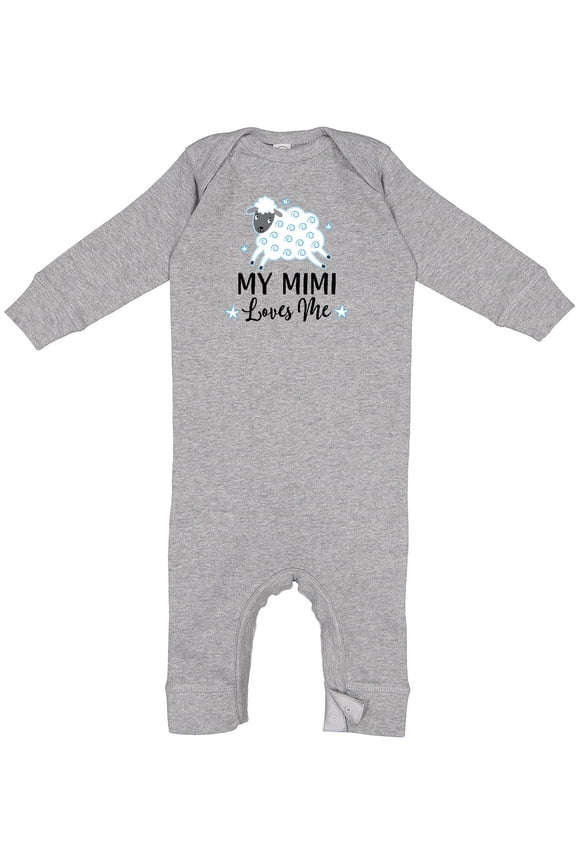 My Mimi Loves Me Baby Lamb Baby Romper Coveralls