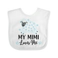 thumbnail image 1 of Inktastic My Mimi Loves Me Baby Lamb Boys or Girls Baby Bib, 1 of 4