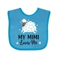 thumbnail image 1 of Inktastic My Mimi Loves Me Baby Lamb Boys or Girls Baby Bib, 1 of 4