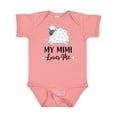 thumbnail image 1 of Inktastic My Mimi Loves Me Baby Lamb Boys or Girls Baby Bodysuit, 1 of 5