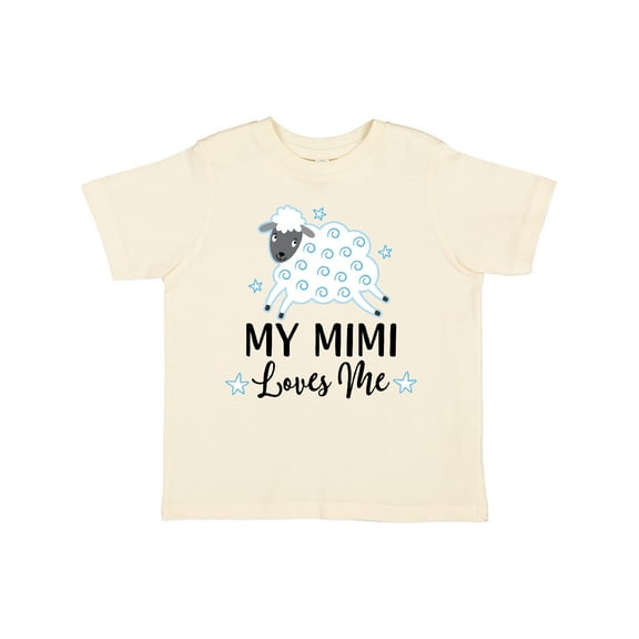 Inktastic My Mimi Loves Me Baby Lamb Boys or Girls Toddler T-Shirt