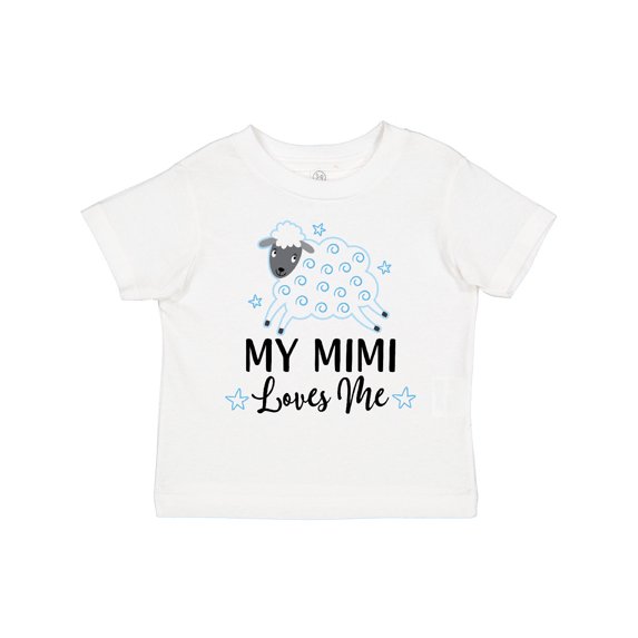 Inktastic My Mimi Loves Me Baby Lamb Boys or Girls Toddler T-Shirt