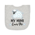 thumbnail image 1 of Inktastic My Mimi Loves Me Baby Lamb Newborn Bib, 1 of 3