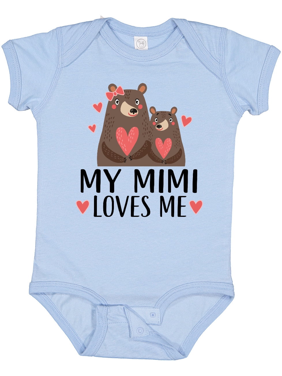 Inktastic My Mimi Loves Me Bear Boys or Girls Baby Bodysuit