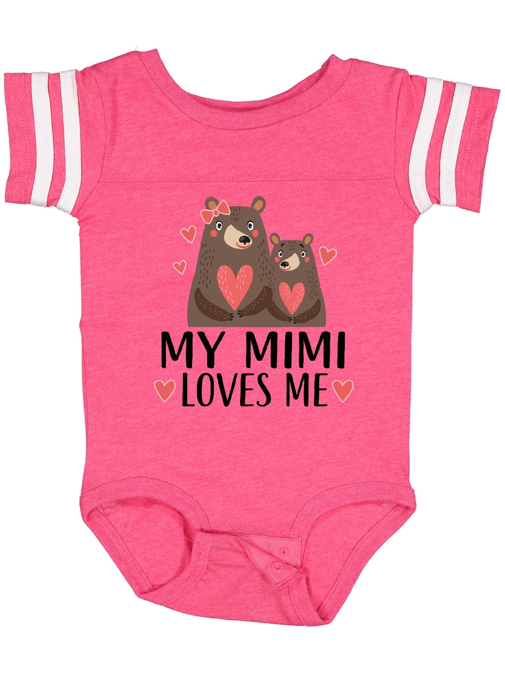 Inktastic My Mimi Loves Me Bear Boys or Girls Baby Bodysuit