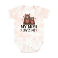 thumbnail image 1 of Inktastic My Mimi Loves Me Bear Boys or Girls Baby Bodysuit, 1 of 5