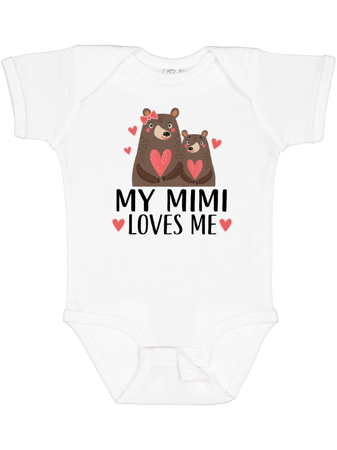 Inktastic My Mimi Loves Me Bear Boys or Girls Baby Bodysuit