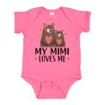 thumbnail image 1 of Inktastic My Mimi Loves Me Bear Boys or Girls Baby Bodysuit, 1 of 5