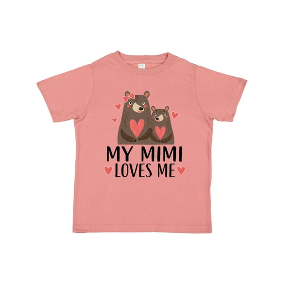 Inktastic My Mimi Loves Me Bear Boys or Girls Toddler T-Shirt
