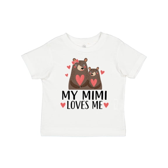 Inktastic My Mimi Loves Me Bear Boys or Girls Toddler T-Shirt