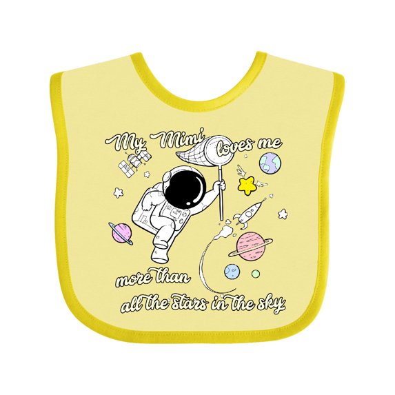 Inktastic My Mimi Loves Me Boys or Girls Baby Bib